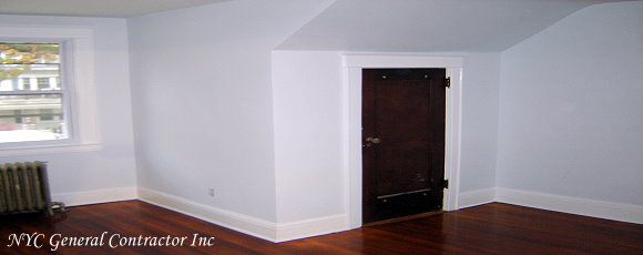 Look's familiar? well its not the same room - This room received the same treatment as all the three bedrooms - Just with different coats of paint... General Contractor