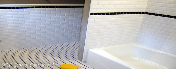 Opposite side of the bathroom you just seen - Did you take notice when viewing this bathroom remodel, how the tiles are perfectly spaced and grouted?... General Contractor